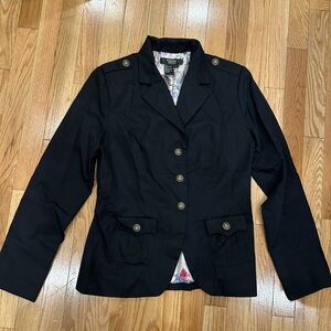 Twiggy London Vintage Black Y2K Blazer